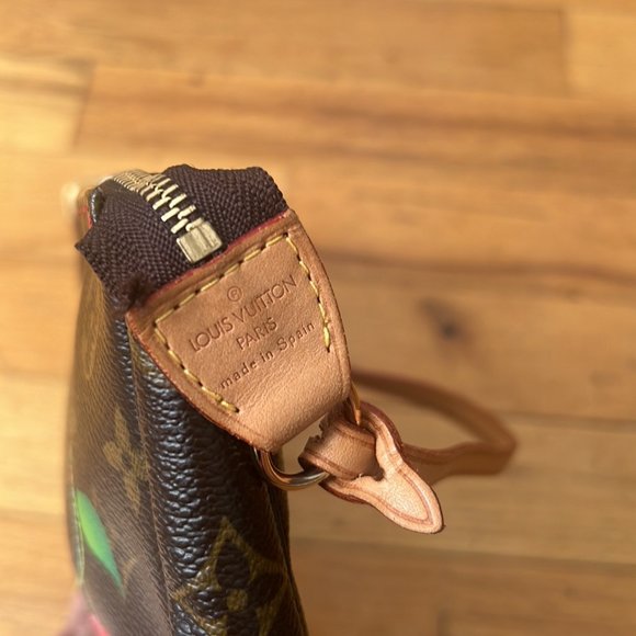 Louis Vuitton & Takashi Murakami collaboration Pochette Accessoires Monogram - Picture 3 of 7